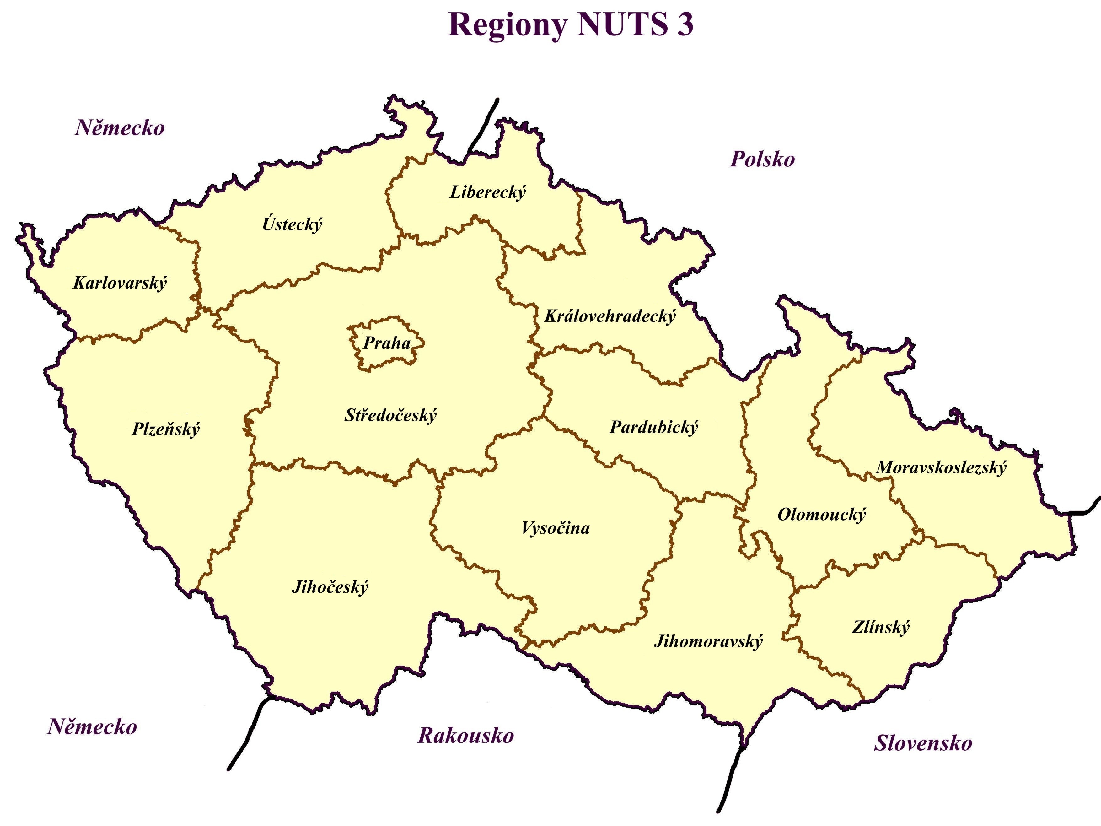 9.5. Regiony NUTS 3
