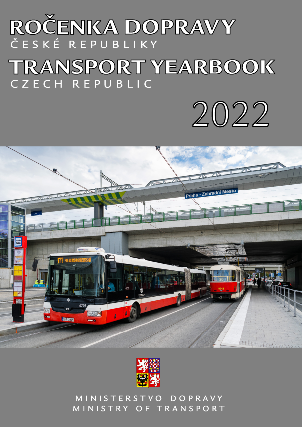 Titulní strana Ročenky dopravy 2022