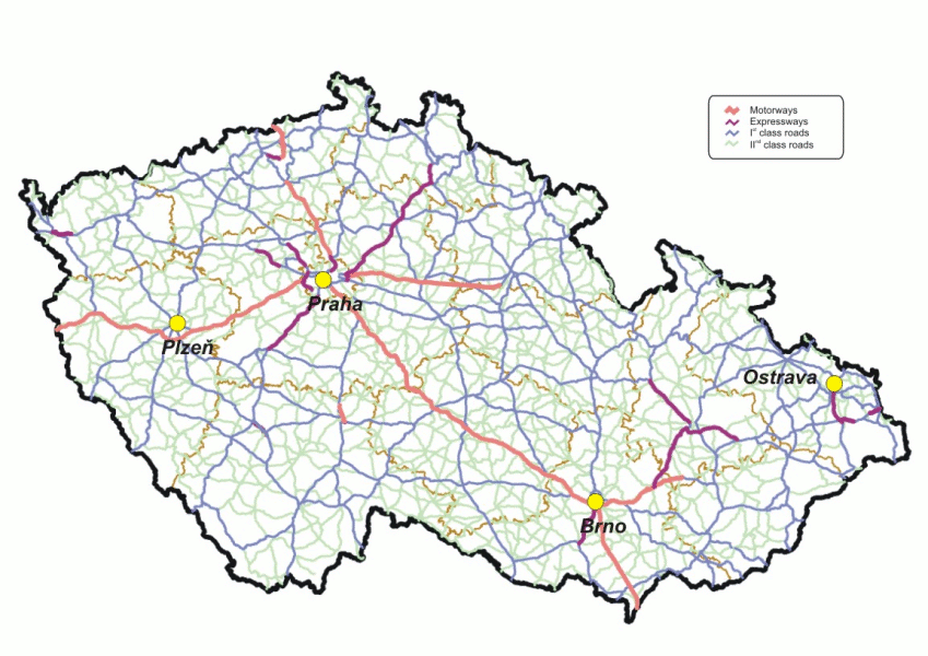 9.1. Road network